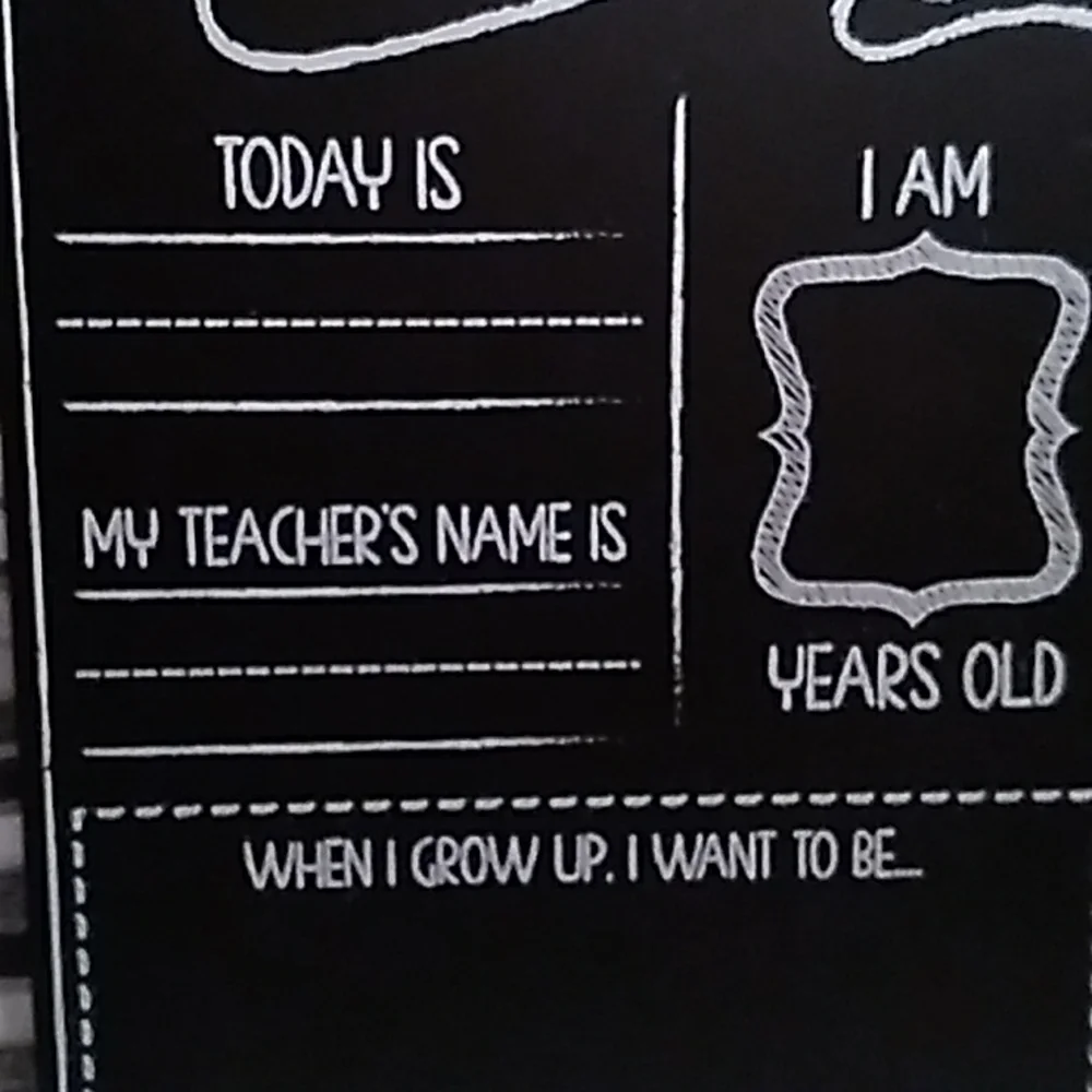 New 10 x 14 chalkboard photography sign